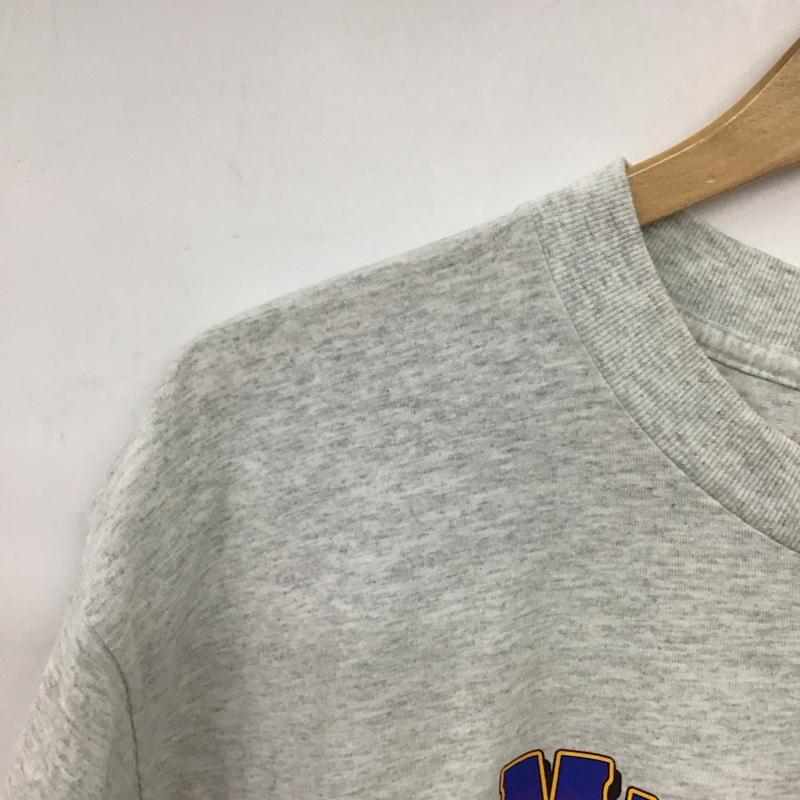 フルーツオブザルーム FRUIT OF THE LOOM Tシャツ 半袖 半袖カットソー プリントTシャツ クルーネックカットソー 90s 00s XL プリント 灰 / グレー /  メンズ USED 古着 中古 10150522