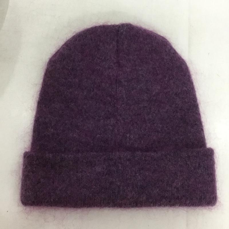 シュプリーム Supreme 帽子 ニット帽 24AW 24FW モヘア ビーニー ロゴ、文字 紫 / パープル /  メンズ USED 古着 中古 10150524