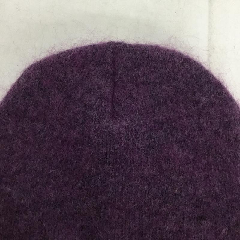 シュプリーム Supreme 帽子 ニット帽 24AW 24FW モヘア ビーニー ロゴ、文字 紫 / パープル /  メンズ USED 古着 中古 10150524