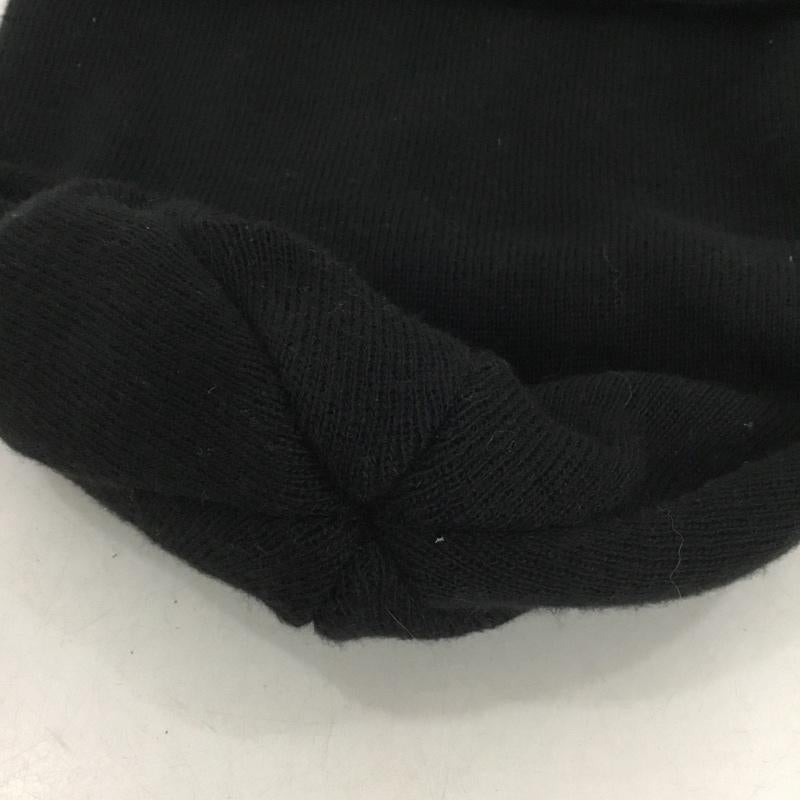 ナイキ NIKE 帽子 ニット帽 CW6324-010 スウッシュ ビーニー ワンポイント 黒 / ブラック /  メンズ USED 古着 中古 10150528