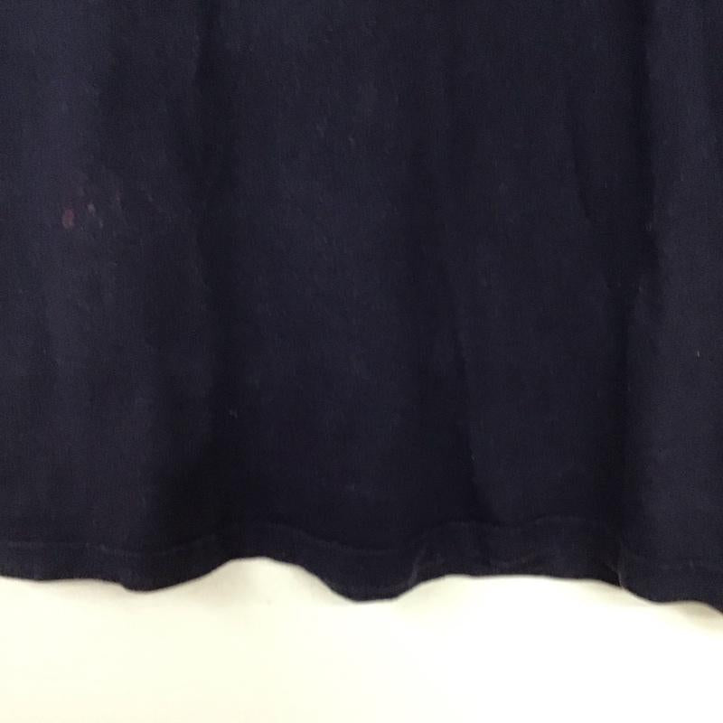 ヘッドグーニー HEADGOONIE Tシャツ 半袖 半袖カットソー プリントTシャツ クルーネックカットソー L プリント 紺 / ネイビー /  メンズ USED 古着 中古 10150529