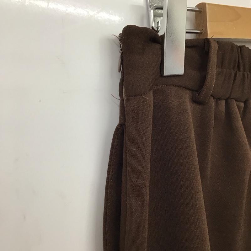 フーズフーチコ who s who Chico パンツ スラックス フレアパンツ 無地 茶 / ブラウン /  レディース USED 古着 中古 10150536