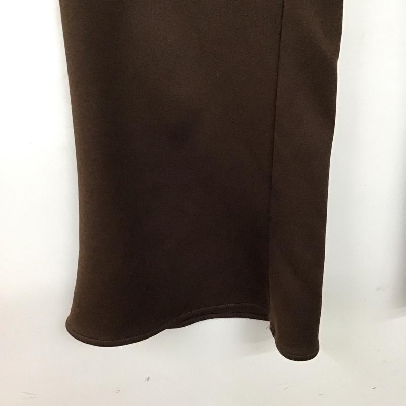 フーズフーチコ who s who Chico パンツ スラックス フレアパンツ 無地 茶 / ブラウン /  レディース USED 古着 中古 10150536