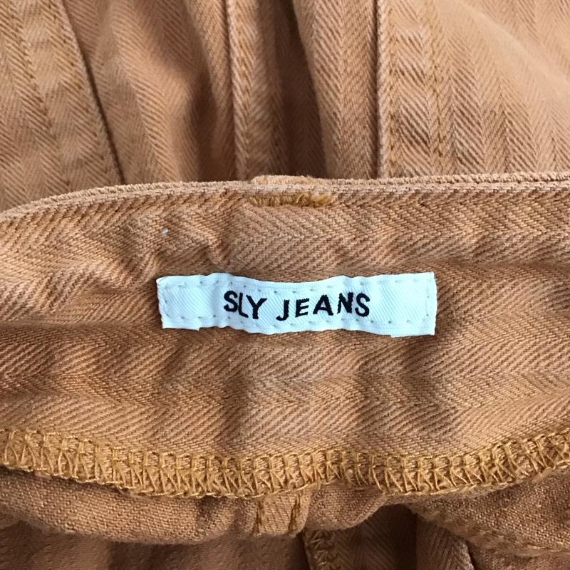 スライ SLY パンツ デニム、ジーンズ 030DAZ11-3360 HW HERRINGBONE DENIM PT-E 1 無地 橙 / オレンジ /  レディース USED 古着 中古 10150540