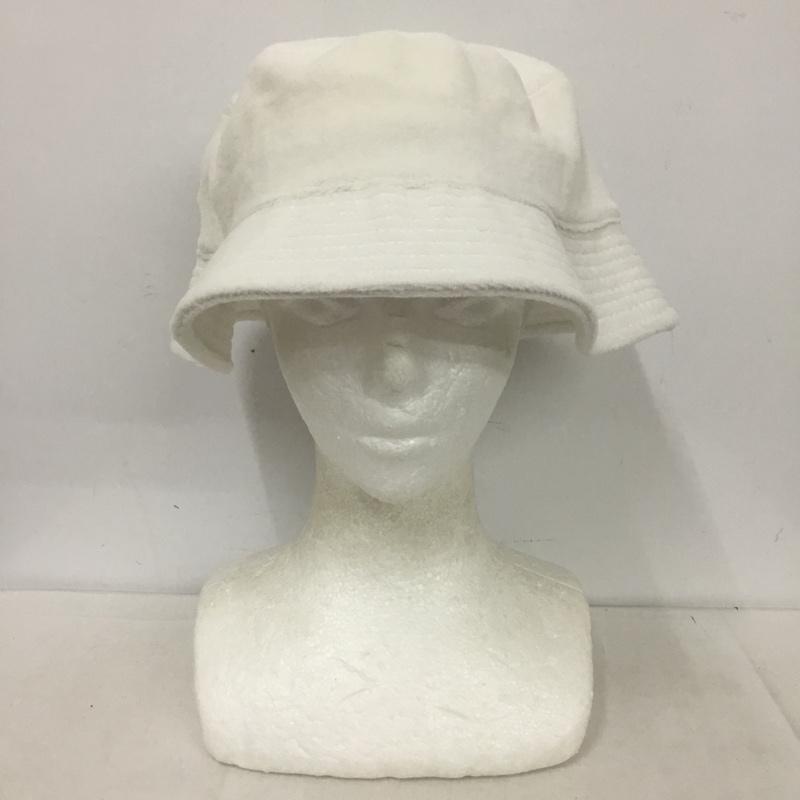 ラッセルアスレティック Russell Athletic 帽子 ハット バケットハット ロゴ、文字 白 / ホワイト /  メンズ USED 古着 中古 10150543