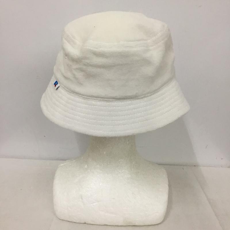 ラッセルアスレティック Russell Athletic 帽子 ハット バケットハット ロゴ、文字 白 / ホワイト /  メンズ USED 古着 中古 10150543