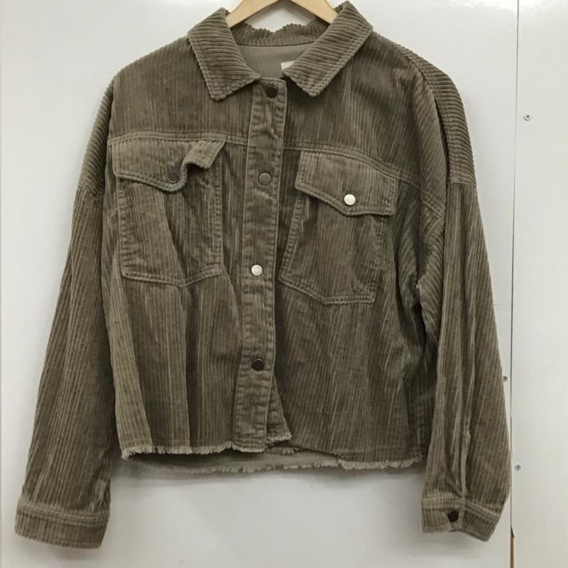 ザラ ZARA ジャケット、上着 ジャケット、ブレザー コーデュロイジャケット M 無地 ベージュ / ベージュ /  レディース USED 古着 中古 10150547