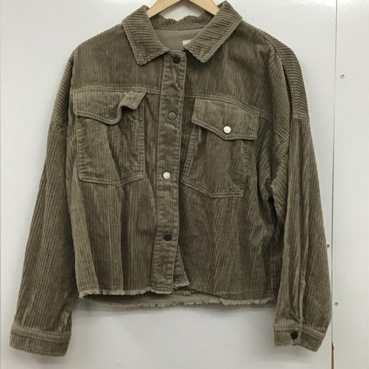 ザラ ZARA ジャケット、上着 ジャケット、ブレザー コーデュロイジャケット M 無地 ベージュ / ベージュ /  レディース USED 古着 中古 10150547