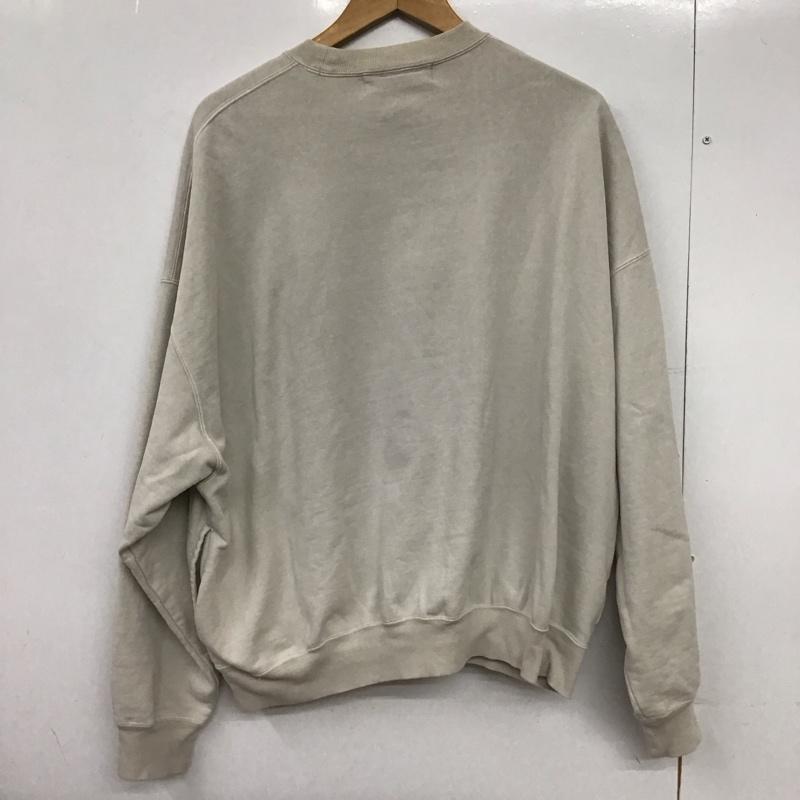 レミ レリーフ REMI RELIEF トレーナー 長袖 長袖トレーナー スウェット クルーネック プルオーバー ONE SIZE 無地 アイボリー / アイボリー /  メンズ USED 古着 中古 10150555