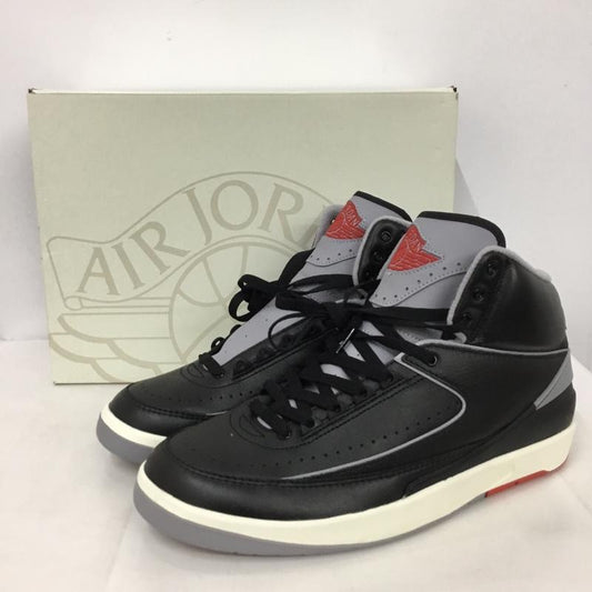 ナイキ NIKE スニーカー スニーカー DR8884-001 JORDAN BRAND AIR JORDAN 2 RETRO 29cm 箱有 29.0cm ロゴ、文字 黒 / ブラック / X 灰 / グレー / X 赤 / レッド /  メンズ USED 古着 中古 10150558