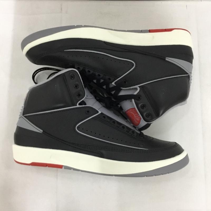 ナイキ NIKE スニーカー スニーカー DR8884-001 JORDAN BRAND AIR JORDAN 2 RETRO 29cm 箱有 29.0cm ロゴ、文字 黒 / ブラック / X 灰 / グレー / X 赤 / レッド /  メンズ USED 古着 中古 10150558