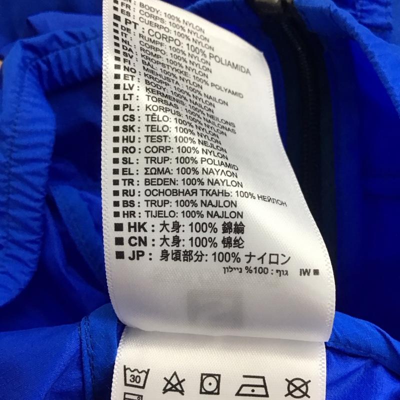 サロモン SALOMON ジャケット、上着 ジャンパー、ブルゾン ジップアップジャケット ナイロンジャケット アウター M ロゴ、文字 青 / ブルー /  メンズ USED 古着 中古 10150560