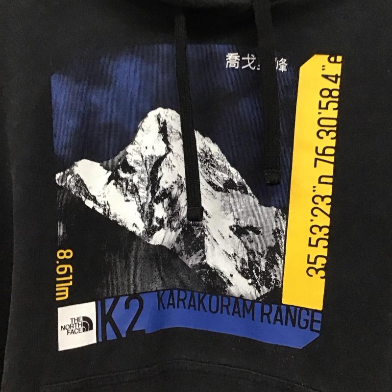 ザノースフェイス THE NORTH FACE パーカー 長袖 長袖パーカー プルオーバーパーカー スウェット XL プリント ダークグレー / ダークグレー /  メンズ USED 古着 中古 10150569