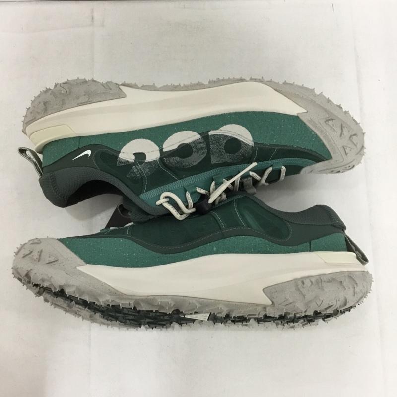 ナイキ NIKE スニーカー スニーカー DV7903-300 ACG MOUNTAIN FLY 2 LOW 28.5cm 箱有 28.5cm ロゴ、文字 緑 / グリーン / X 灰 / グレー /  メンズ USED 古着 中古 10150572