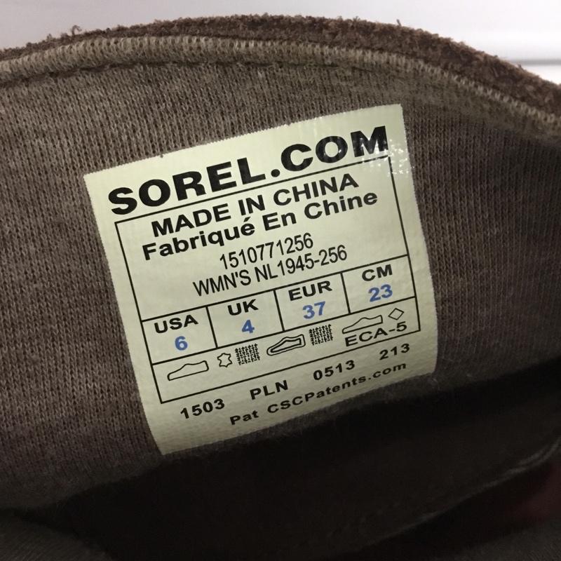 ソレル SOREL ブーツ ショートブーツ 1510771256 ジョプリン2 23cm ステッチ 23.0cm ロゴ、文字 茶 / ブラウン /  レディース USED 古着 中古 10150576