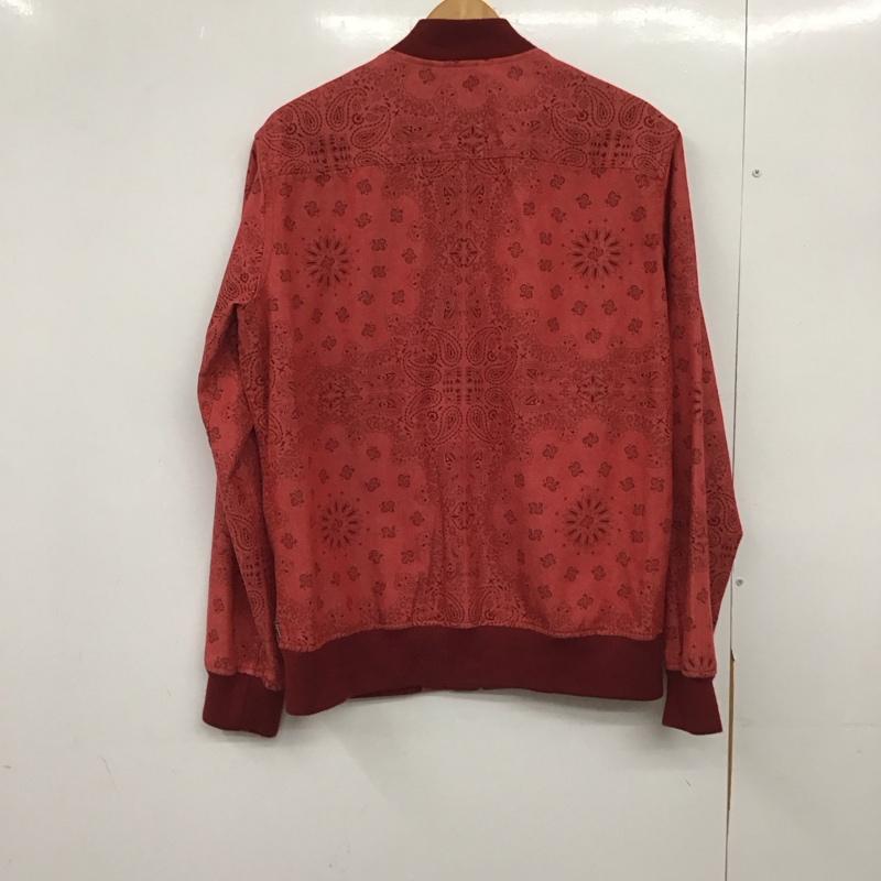 シュプリーム Supreme ジャケット、上着 ジャンパー、ブルゾン 13ss DenimCampusJacket アウター L プリント 赤 / レッド /  メンズ USED 古着 中古 10150582