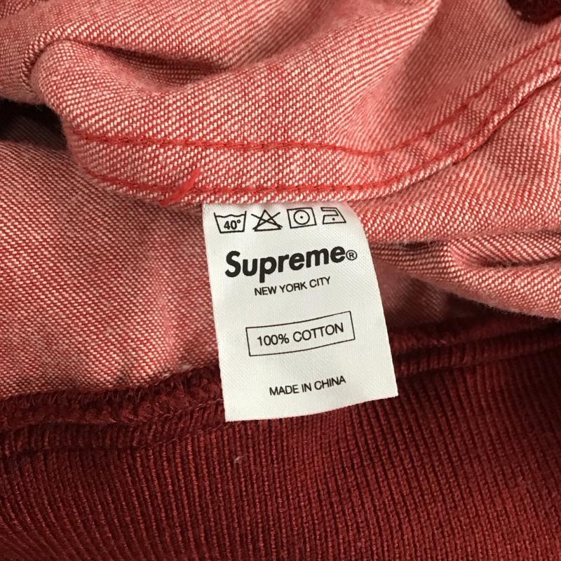 シュプリーム Supreme ジャケット、上着 ジャンパー、ブルゾン 13ss DenimCampusJacket アウター L プリント 赤 / レッド /  メンズ USED 古着 中古 10150582