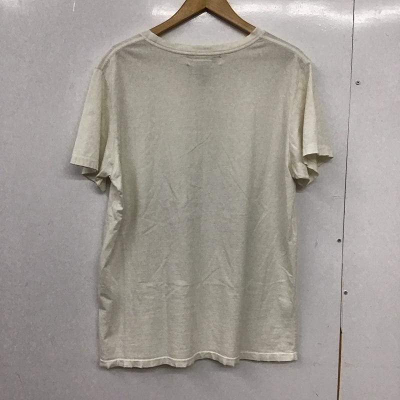 レミ レリーフ REMI RELIEF Tシャツ 半袖 半袖カットソー プリントTシャツ クルーネックカットソー XL 無地 アイボリー / アイボリー /  メンズ USED 古着 中古 10150594