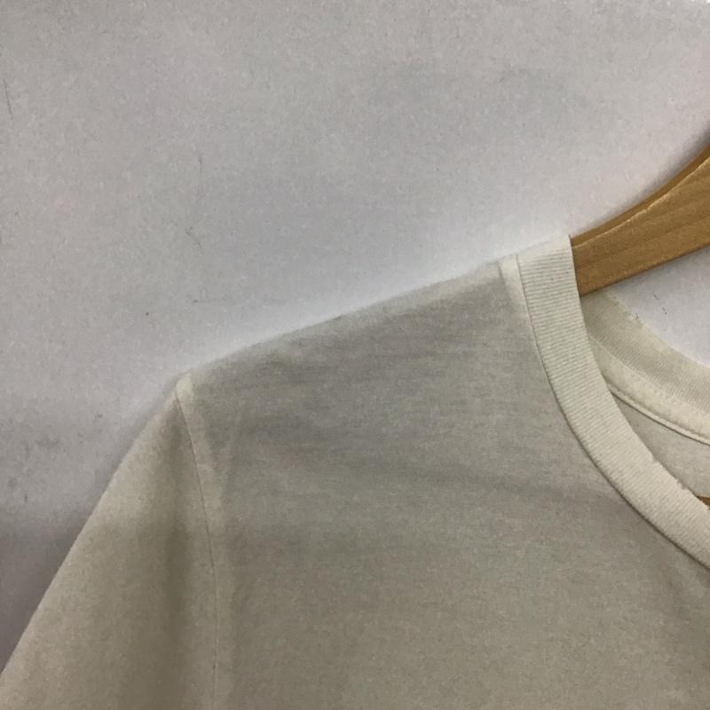 レミ レリーフ REMI RELIEF Tシャツ 半袖 半袖カットソー プリントTシャツ クルーネックカットソー XL 無地 アイボリー / アイボリー /  メンズ USED 古着 中古 10150594