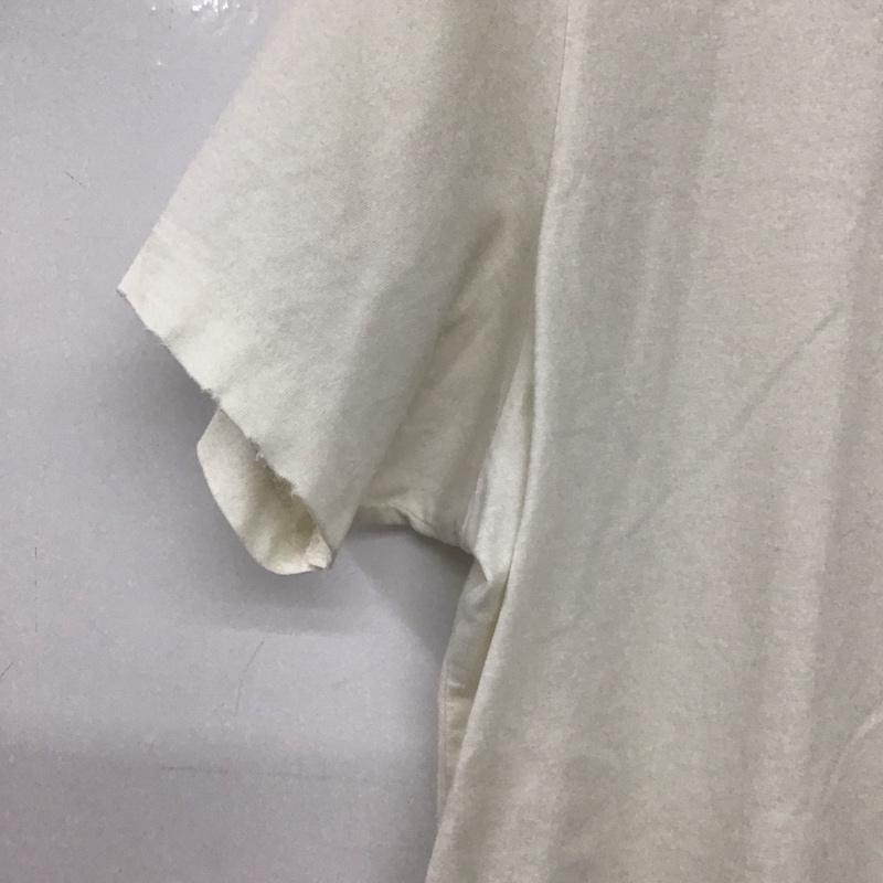 レミ レリーフ REMI RELIEF Tシャツ 半袖 半袖カットソー プリントTシャツ クルーネックカットソー XL 無地 アイボリー / アイボリー /  メンズ USED 古着 中古 10150594