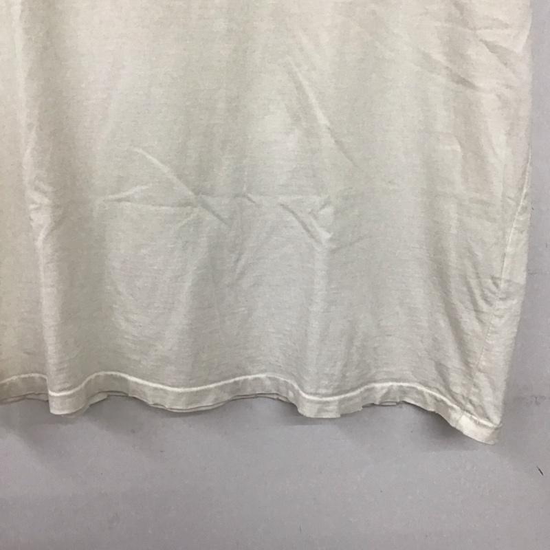 レミ レリーフ REMI RELIEF Tシャツ 半袖 半袖カットソー プリントTシャツ クルーネックカットソー XL 無地 アイボリー / アイボリー /  メンズ USED 古着 中古 10150594