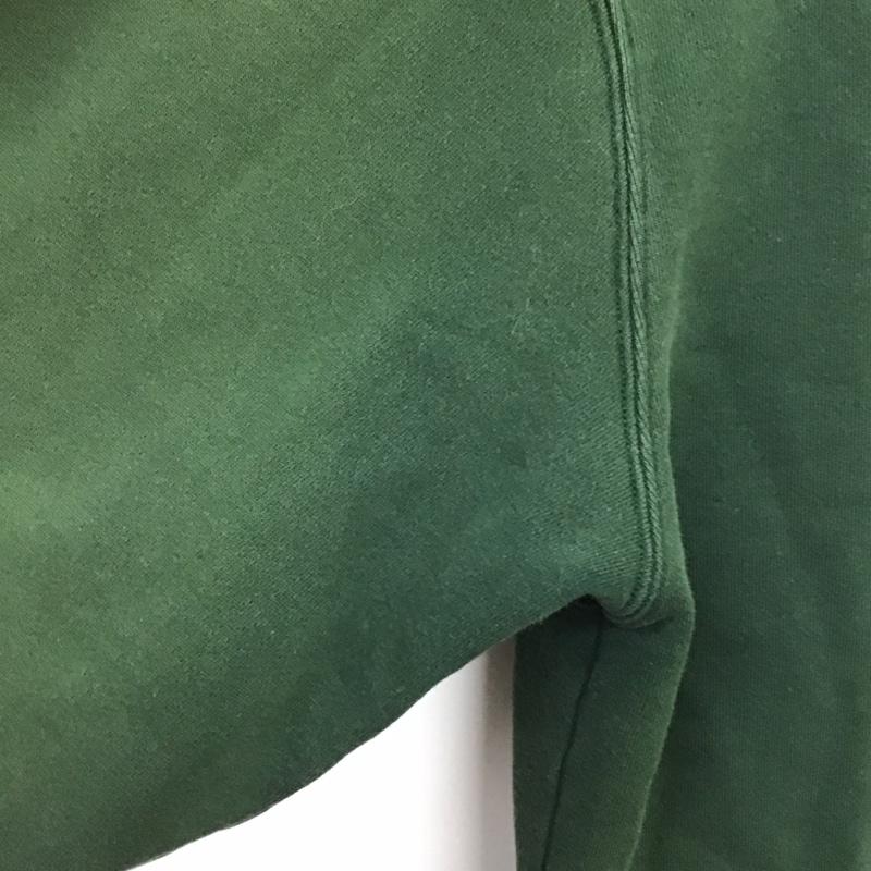 ハフ HUF トレーナー 長袖 長袖トレーナー スウェット クルーネック プルオーバー XL ロゴ、文字 緑 / グリーン /  メンズ USED 古着 中古 10150606