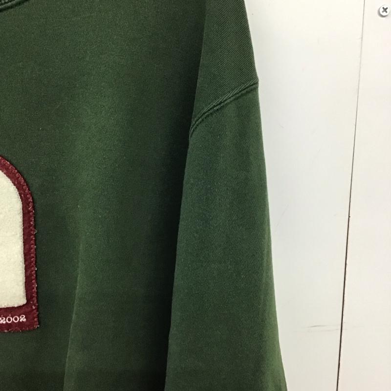 ハフ HUF トレーナー 長袖 長袖トレーナー スウェット クルーネック プルオーバー XL ロゴ、文字 緑 / グリーン /  メンズ USED 古着 中古 10150606