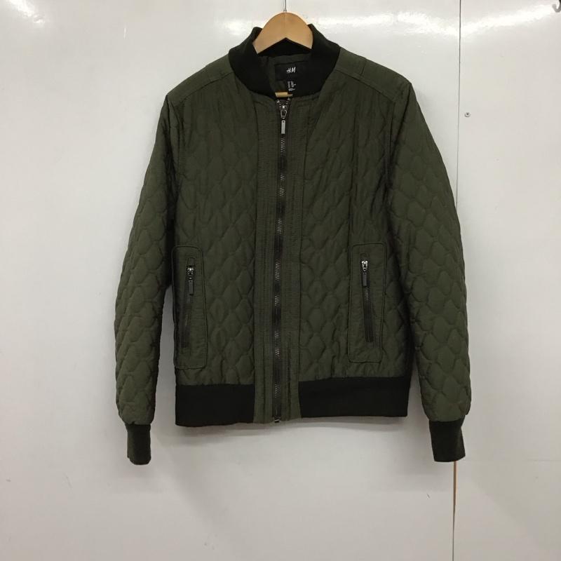 ヘンネスアンドモーリッツ H&M ジャケット、上着 ジャンパー、ブルゾン ジップアップジャケット ナイロンジャケット アウター 46  カーキ / カーキ /  メンズ USED 古着 中古 10150616