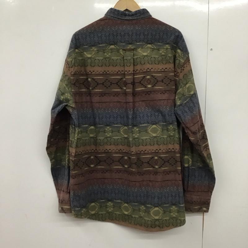 古着 USED シャツ、ブラウス 長袖 長袖シャツ プリントシャツ カラーシャツ ボタンダウンシャツ L プリント マルチカラー / マルチカラー /  メンズ USED 古着 中古 10150618