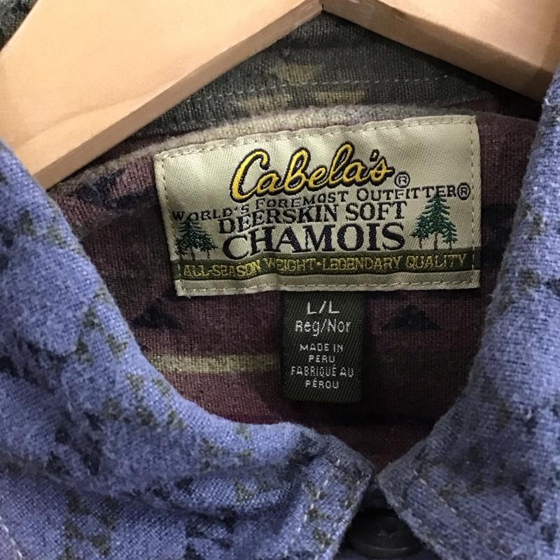 古着 USED シャツ、ブラウス 長袖 長袖シャツ プリントシャツ カラーシャツ ボタンダウンシャツ L プリント マルチカラー / マルチカラー /  メンズ USED 古着 中古 10150618