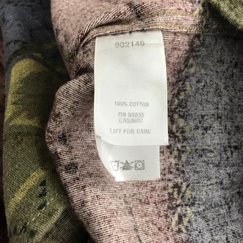 古着 USED シャツ、ブラウス 長袖 長袖シャツ プリントシャツ カラーシャツ ボタンダウンシャツ L プリント マルチカラー / マルチカラー /  メンズ USED 古着 中古 10150618