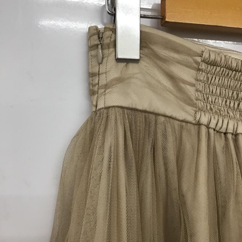 スナイデル SNIDEL スカート ロングスカート swfs195113 チュールロングスカート FREE 無地 アイボリー / アイボリー /  レディース USED 古着 中古 10150631
