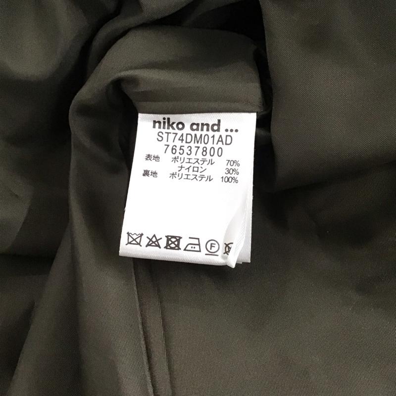 ニコアンド niko and... スカート ロングスカート M 無地 カーキ / カーキ /  レディース USED 古着 中古 10150637