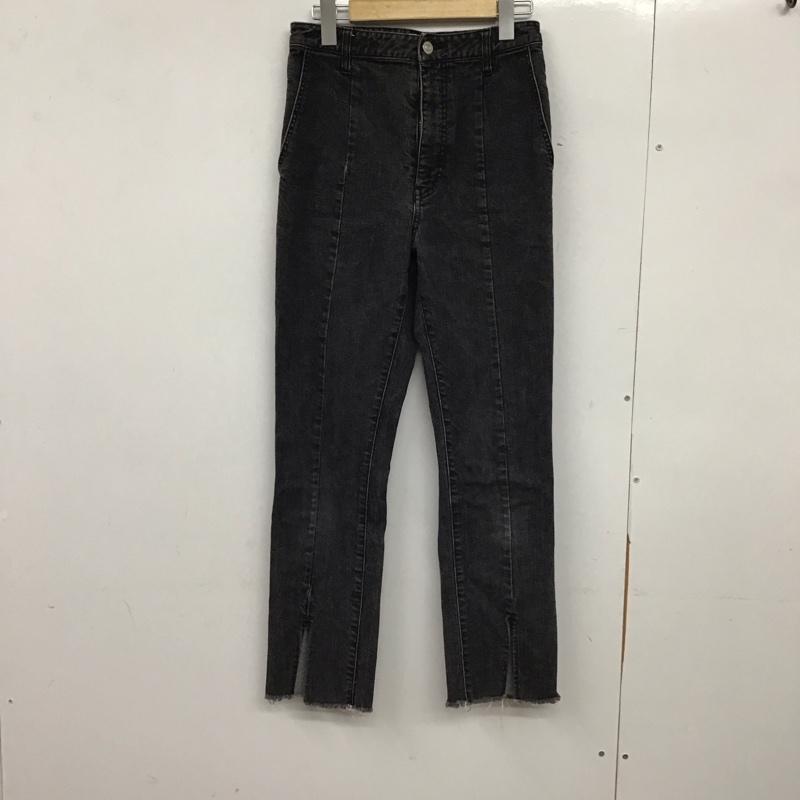 ローリーズファーム LOWRYS FARM パンツ デニム、ジーンズ M 無地 黒 / ブラック /  レディース USED 古着 中古 10150640