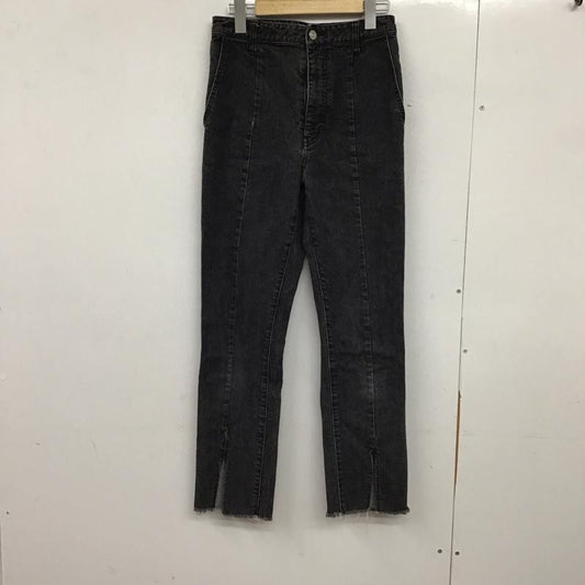 ローリーズファーム LOWRYS FARM パンツ デニム、ジーンズ M 無地 黒 / ブラック /  レディース USED 古着 中古 10150640