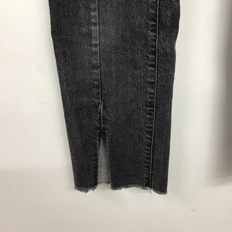 ローリーズファーム LOWRYS FARM パンツ デニム、ジーンズ M 無地 黒 / ブラック /  レディース USED 古着 中古 10150640