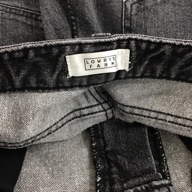 ローリーズファーム LOWRYS FARM パンツ デニム、ジーンズ M 無地 黒 / ブラック /  レディース USED 古着 中古 10150640