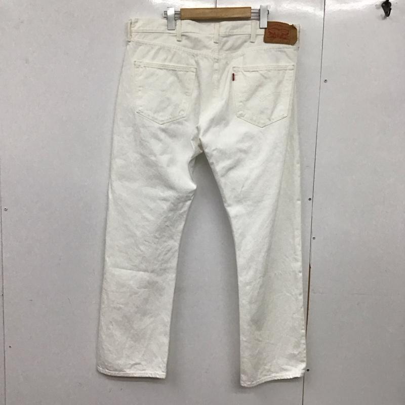リーバイストラウスアンドコー Levi Strauss & co. パンツ デニム、ジーンズ デニムパンツ ワイドパンツ カジュアルパンツ 38 無地 白 / ホワイト /  メンズ USED 古着 中古 10150644