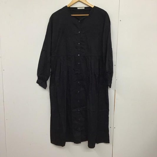 エヘカソポ ehka sopo ワンピース ロングスカート M 無地 黒 / ブラック /  レディース USED 古着 中古 10150647