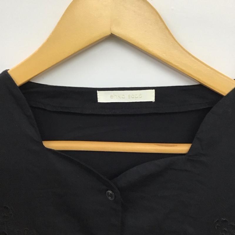 エヘカソポ ehka sopo ワンピース ロングスカート M 無地 黒 / ブラック /  レディース USED 古着 中古 10150647