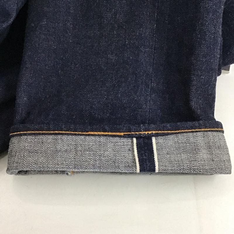 アットラスト ATLAST&CO. パンツ デニム、ジーンズ デニムパンツ ワイドパンツ カジュアルパンツ 34インチ 無地 インディゴ / インディゴ /  メンズ USED 古着 中古 10150652