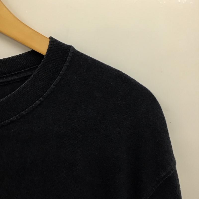 カーハート Carhartt カットソー 長袖 長袖カットソー クルーネックカットソー プリントカットソー M ロゴ、文字 紺 / ネイビー /  メンズ USED 古着 中古 10150659