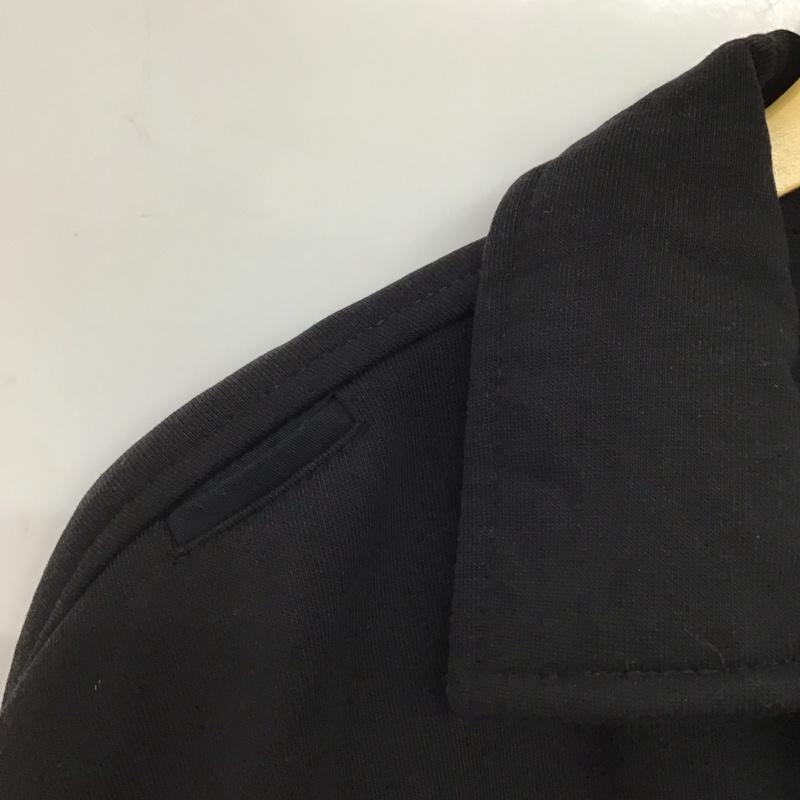ゲームウェア スポーツウェア GAME WINNER SPORTS WEAR トレーナー 長袖 長袖トレーナー スウェット ジップアップネック プルオーバー L 無地 黒 / ブラック /  メンズ USED 古着 中古 10150668