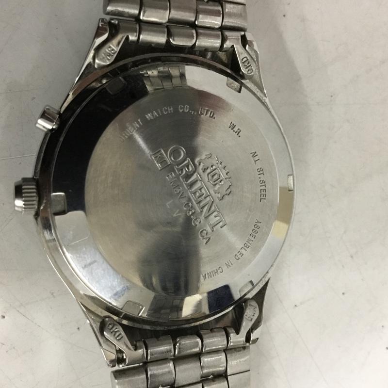 オリエント ORIENT 腕時計 アナログ（自動巻き） EM5V-C3-C ロゴ、文字 銀 / シルバー /  メンズ USED 古着 中古 10150674