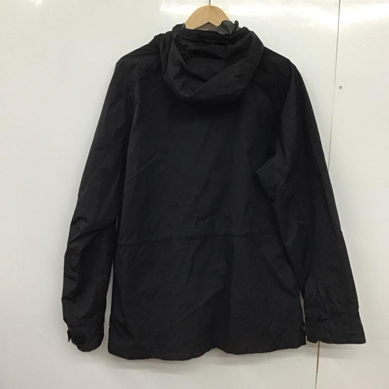 エディーバウアー Eddie Bauer ジャケット、上着 ジャンパー、ブルゾン ジップアップジャケット ナイロンジャケット アウター M 無地 黒 / ブラック /  メンズ USED 古着 中古 10150676