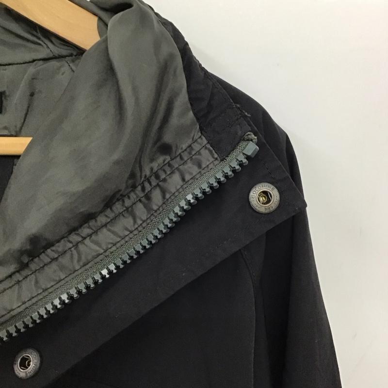 エディーバウアー Eddie Bauer ジャケット、上着 ジャンパー、ブルゾン ジップアップジャケット ナイロンジャケット アウター M 無地 黒 / ブラック /  メンズ USED 古着 中古 10150676