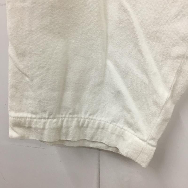 ワイズ Y s パンツ ワークパンツ、ペインターパンツ HICKORY ABSTRACT PAINT PANTS yu-p01-017 2 無地 白 / ホワイト /  メンズ USED 古着 中古 10150683