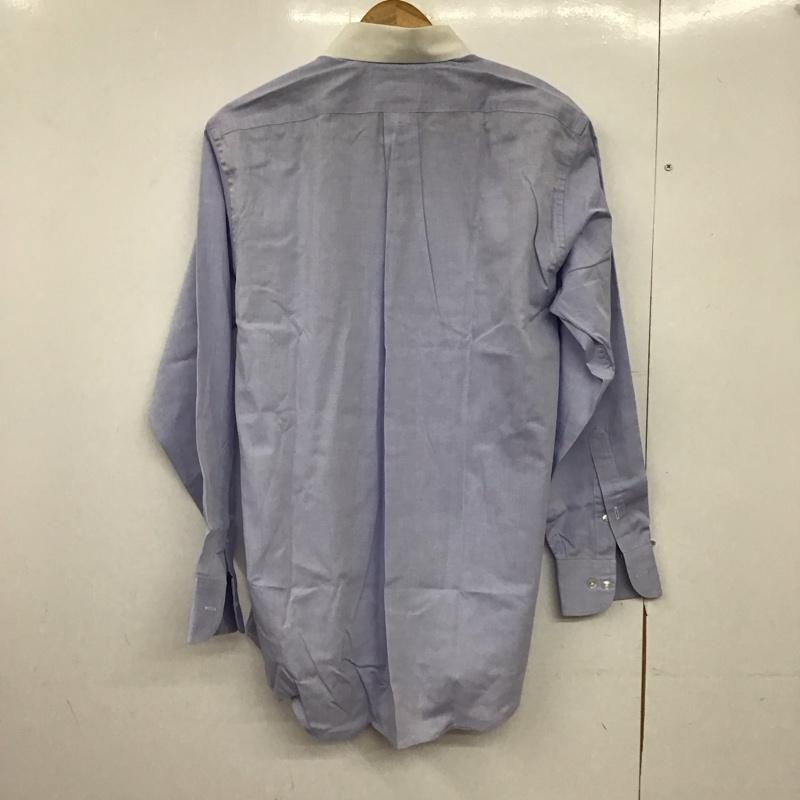 ウ゛ァンヒューゼン VANHEUSEN シャツ、ブラウス 長袖 長袖シャツ 無地シャツ カラーシャツ 無地 水色 / ライトブルー /  メンズ USED 古着 中古 10150686