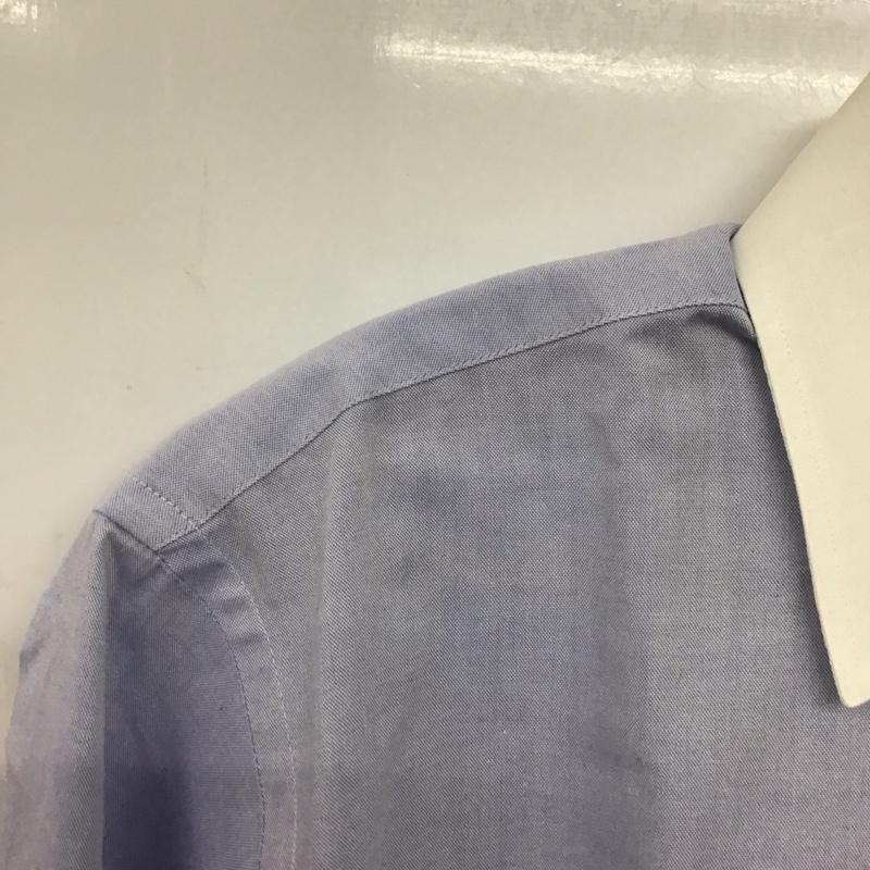 ウ゛ァンヒューゼン VANHEUSEN シャツ、ブラウス 長袖 長袖シャツ 無地シャツ カラーシャツ 無地 水色 / ライトブルー /  メンズ USED 古着 中古 10150686