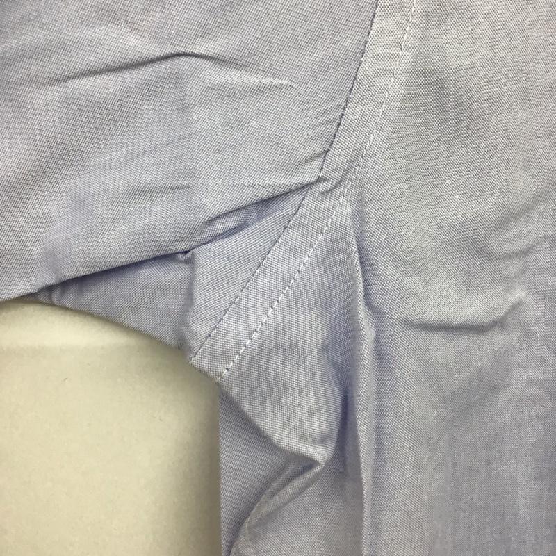ウ゛ァンヒューゼン VANHEUSEN シャツ、ブラウス 長袖 長袖シャツ 無地シャツ カラーシャツ 無地 水色 / ライトブルー /  メンズ USED 古着 中古 10150686